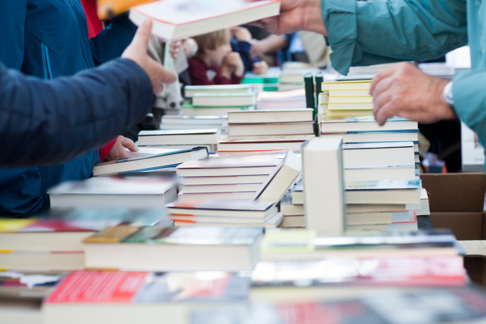 Street book stalls, Book Day